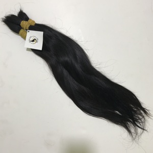 Extensión de cabello Natural virgen 100% humano, cabello sin procesar de fábrica, cabello Remy alineado a granel - Product Image 3