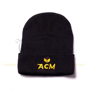 Gran oferta, gorro de punto de lana 100% personalizado, gorro de invierno liso para hombres, estilo de playa - Product Image 1