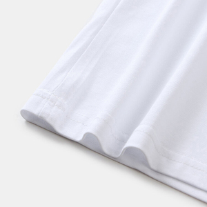 Camisetas de algodón informales para hombre, 100% algodón, Color sólido, ajuste holgado, manga corta, teñido liso, 200 gramos, peso de tela, diseño Simple - Product Image 5