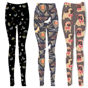Conjunto de pantalones de Yoga para mujer, mallas con patrón, 2021 - Product Image 1