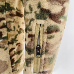 Manteau chaud de veste polaire de polyester tactique extérieure avec votre logo personnalisé et service d'OEM de marque - Product Image 5