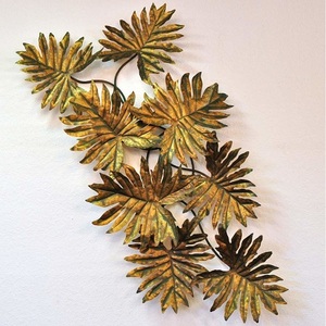 Decoración de Pared con Hojas Metálicas - Product Image 1