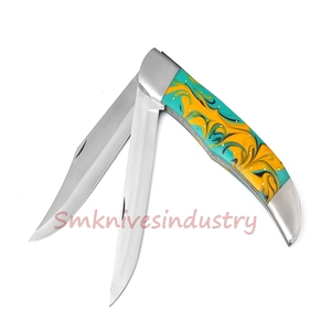 มีดพับเหล็ก J2 ขนาด 22 นิ้ว ทำมือ สวยงาม ขนาดใหญ่พิเศษ (smk1615) - Product Image 3