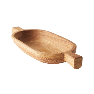 ถาดเสิร์ฟอาหารเช้าทำจากไม้ตามฤดูกาลที่มีที่จับปลอดภัยสำหรับอาหาร - Product Image 1