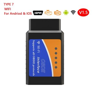 Wifi ELM327 V1.5 tự động OBDII scan công cụ phổ EOBD OBD2 đọc mã cho mới nhất iOS áp dụng cho xe ô tô - Product Image 2