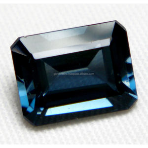 Topaze bleue de Londres Pierres précieuses naturelles pour la fabrication de bijoux Toutes formes et tailles Topaze bleue facettée Pierre précieuse naturelle taillée en vrac - Product Image 3