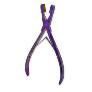 Pince pour enlever les liaisons de kératine violette Pince pour enlever les liaisons de kératine en acier inoxydable avec PUTCHESS CO - Product Image 3
