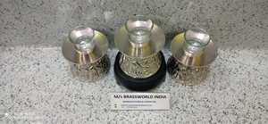 Brassworld Inde en laiton poli chauffe-plat bougeoir Style religieux église fournitures modèle d'artisanat en métal Durable - Product Image 5