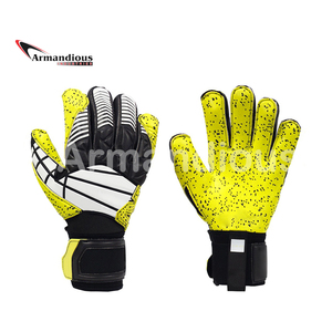 Guantes de fútbol transpirables de alta calidad, guantes de portero, guantes de receptor de fútbol con estampado profesional, gratis - Product Image 4