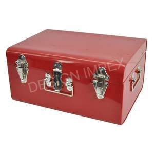 Juego de cajas de camiones de tres piezas clásicas Juego de cajas de almacenamiento únicas de metal de color personalizado pintado a mano Tamaños pequeños, medianos y grandes - Product Image 4