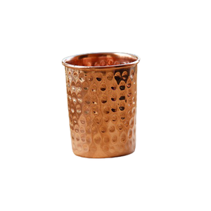 Verre à eau rond de taille personnalisée, verre à jus en cuivre de qualité supérieure pour l'utilisation en cuisine - Product Image 2