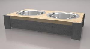 Bol pour chien en acier inoxydable 100% avec support en fer Bol de nourriture personnalisé de conception unique pour chats Fournisseur en gros de l'Inde - Product Image 6