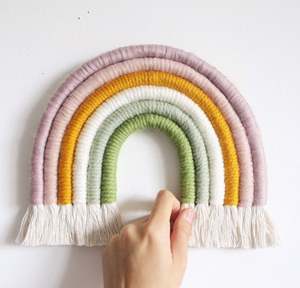 Beautifully Handmade <b>Summer</b> Blush | rainbow Wall Hanging - Product Image 1