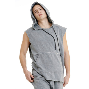 Venta al por mayor Cárdigan con capucha para hombre Algodón Acrílico Fleece Print Casual Abrigos de invierno Negro Blanco Cremallera Estilo Tiempo de entrega rápido - Product Image 2