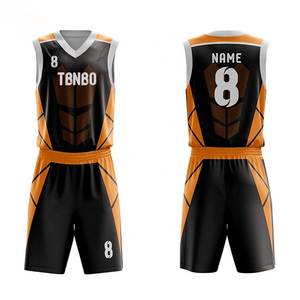 Uniformes de basket-ball pour hommes personnalisés en gros d'usine maillots imprimés par sublimation conception de logo maillots de basket-ball pour hommes compétitifs - Product Image 4