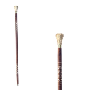 ไม้34 "พับได้ไม้เท้าเดินพร้อมที่จับลูกบิดทองเหลือง WS1900 - Product Image 2