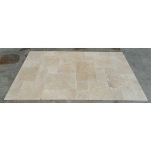 2023 ensemble de carreaux de travertin motif français de qualité supérieure intérieur extérieur marbre Construction Antique salle de bain lumière hôtels - Product Image 1