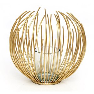 Venta caliente nuevo estilo candelita titular y votiva con acabado de oro para la decoración del hogar - Product Image 3