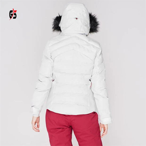 Dernières femmes Nouveau Style Veste Complet Personnalisé Logo Imprimé Fermeture À Glissière À Capuche Poches Col Manches longues 100% Coton - Product Image 5
