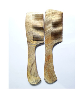 Mango de peine de madera de venta al por mayor caliente peine de madera para el pelo y la barba - Product Image 3