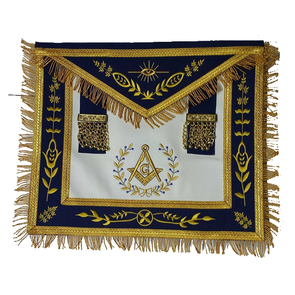Фартук мастер Masonic, темно-синий, золотой, с вышивкой, с бахромой, шотландский рит, Shriner Fez, шляпы, аксессуары