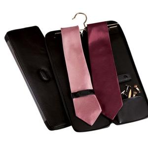 Nouveau design étui à cravates de luxe en cuir PU avec cintre - Product Image 1