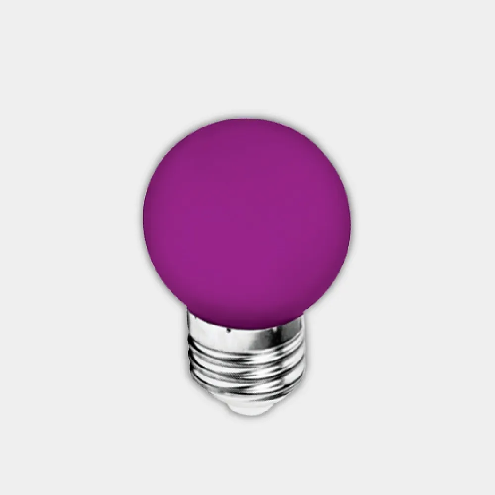 Chareu — ampoule LED colorée 1W violette, vente en gros, couleur de haute qualité, EMC, cc-ledbu14g45 01B du Vietnam