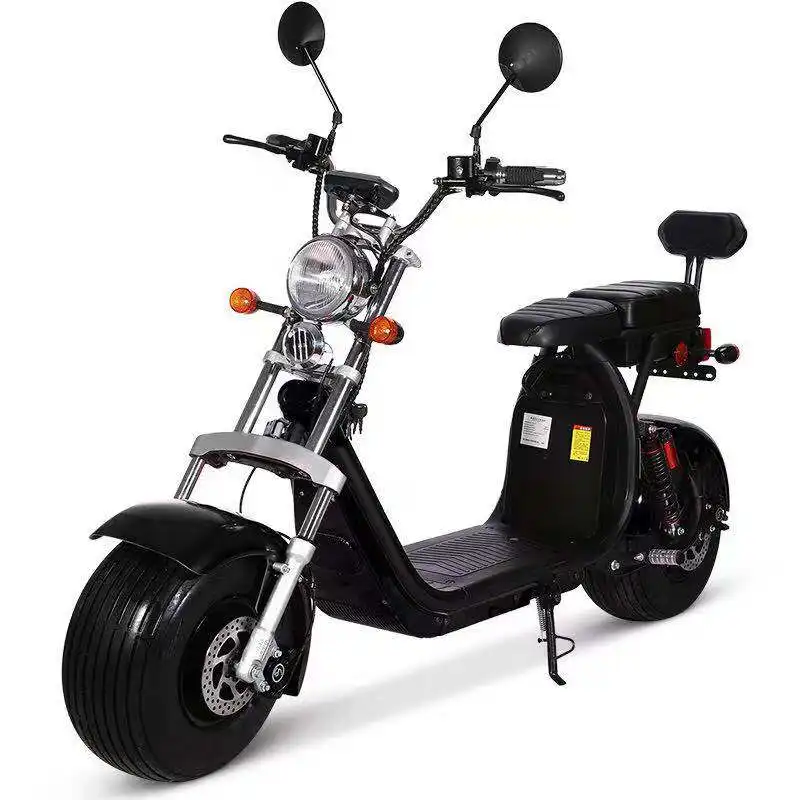 남자를 위한 2023 새로운 큰 바퀴 전기 스쿠터 1500w Citycoco 스쿠터 엔진 오토바이