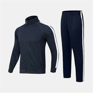 Survêtement de jogging 2 pièces à la mode Hip Hop pour hommes ensemble pantalon et veste décontractés d'hiver - Product Image 2