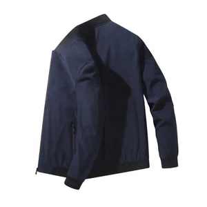 Chaquetas de lana de invierno de alta calidad, ropa de abrigo gruesa cálida, chaqueta de talla grande, chaqueta de hombre de lana con cremallera de piloto de motocicleta - Product Image 2
