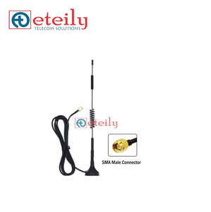 Antena magnética de resorte S18 ETEILY 5G 10dBi con conector macho SMA y cable RG174 fabricado en India - Product Image 1