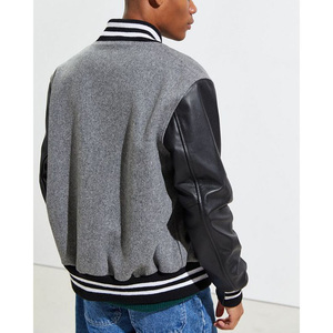 แจ็คเก็ตวาร์ซิตี้/เลตเตอร์แมน/เบสบอล คุณภาพสูงแบบ OEM ผลิตตามสั่ง - Product Image 5