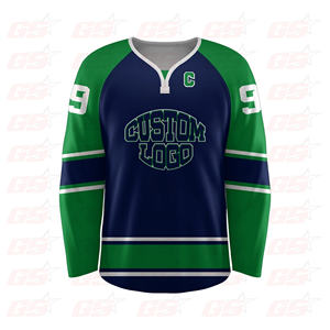 Sudadera con capucha de hockey sobre hielo con bordado en blanco, jersey personalizado de último diseño - Product Image 1