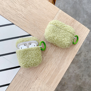 Suave peludo lindo cálido Mini funda esponjosa con llavero para <span class=keywords><strong>AirPods1</strong></span> 2 - Product Image 6