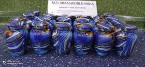 Recuerdo elegante, urna de cremación, suministros funerarios, Brassworld, India - Product Image 2