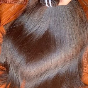 Extensiones de Cabello Liso y Sedoso, con Puntas Gruesas, Súper Dobles, de Colores Mezclados - Product Image 3