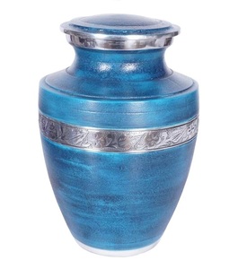 Urne funéraire en métal de style américain pour cendres humaines – Meilleur prix pour urne adulte de style américain - Product Image 1