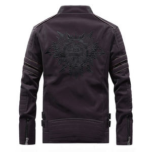 Men's High Quality Black Leather Jacket for <b>Winter</b> New Men's Designer Leather Jackets Custom Skin Coat for Autumn and <b>Winter</b> - Product Image 4