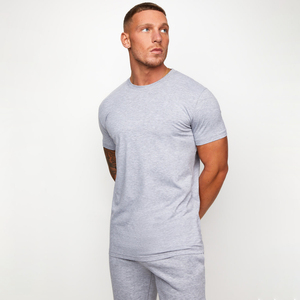 เสื้อยืดแขนสั้นสำหรับผู้ชายใส่ในฤดูร้อนเสื้อยืด100% คอตตอนแห้งเร็วสไตล์ฮิปฮอปพิมพ์ลายคอกลมสีพื้นสไตล์ลำลอง - Product Image 6