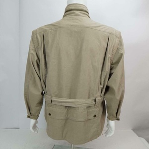 เสื้อแจ็กเก็ตกีฬามีฮู้ดสำหรับผู้ชาย, เสื้อแจ็คเก็ตซาฟารีมีซิปรูดเสื้อผ้าทำงานกลางแจ้งกันน้ำได้สำหรับทีม - Product Image 4