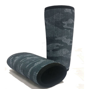 Pelindung Lutut Olahraga Fitness Gym Bernapas Khusus untuk Angkat Beban dan Squat, Kompresi Neoprene 7mm Unisex dengan Pengait dan Perekat - Product Image 2