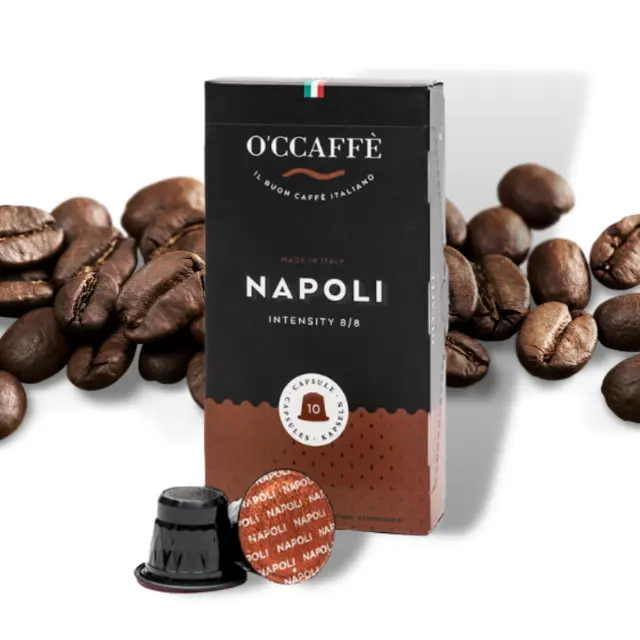 Made In Italy Highest Italian Quality O'ccaffe Nespresso Compatible Coffee Capsules For Home