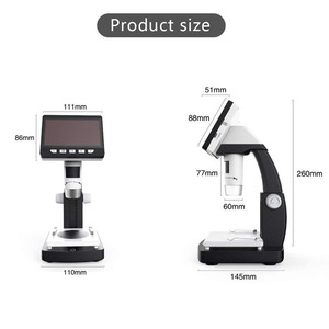 <span class=keywords><strong>Microscope</strong></span> numérique Portable de bureau LCD G710, HD 4.3 P, 1080 pouces, avec 8 lumières Led - Product Image 3