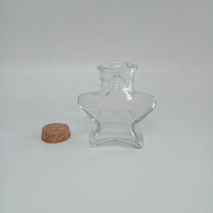<strong>Mini</strong> Star Glass Favor Jars W/Cork Lid <strong>Honey</strong> <strong>Pot</strong> Bottles <strong>Empty</strong> Glass Bottles Gift - Product Image 4