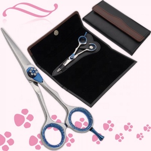 Juego de tijeras profesionales para peluquería y entresacado de cabello, fabricadas con acero inoxidable japonés por Life Care Instr. - Product Image 4