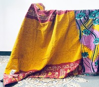 Couvre-lit Kantha imprimé fait main de qualité supérieure 2023, style simple et moderne, vintage, cousu main, en coton indien, écologique