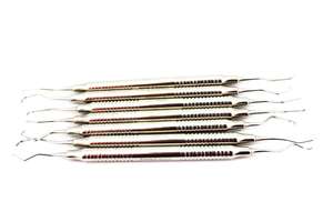 Kit orthodontique de 7 types de boucles dentaires, en acier inoxydable, avec poignée creuse, CE ISO - Product Image 2