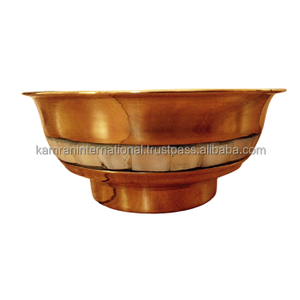 ถาดเสิร์ฟทองเหลืองโบราณขัดเงาออกแบบได้ตามต้องการของขวัญของขวัญโลโก้กีฬางานฝีมือทางศาสนาผลไม้แห้งตกแต่งโลหะ - Product Image 3