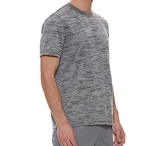 Camisetas de hombre de manga corta de algodón casual de verano ropa de gimnasio transpirable de calidad superior color gris último diseño precio al por mayor camisetas de hombre - Product Image 1