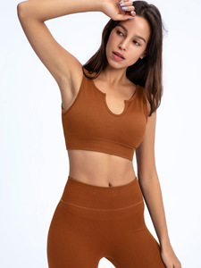 Conjuntos de yoga de alta calidad para mujer, sujetador y mallas hechas a medida para gimnasio y deportes, ropa deportiva para mujer, precio al por mayor - Product Image 3